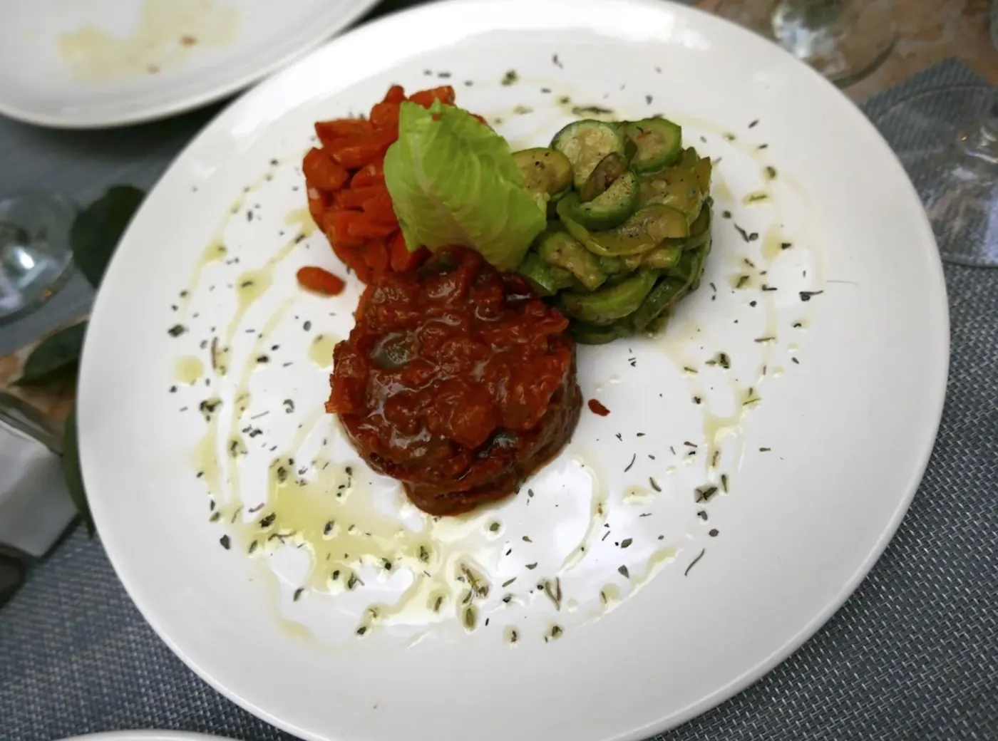מנה ממסעדת Limoni מרקש