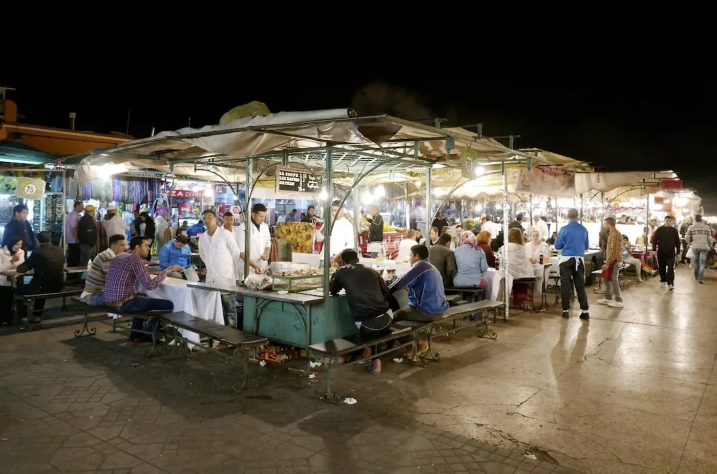 שוק האוכל בג'מע אל פנא